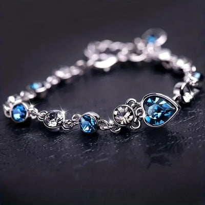 Heart of the Sea Rhinestone Bracelet | Together against diabetes