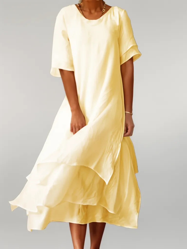 Danique | Elegant Long Cotton Dress