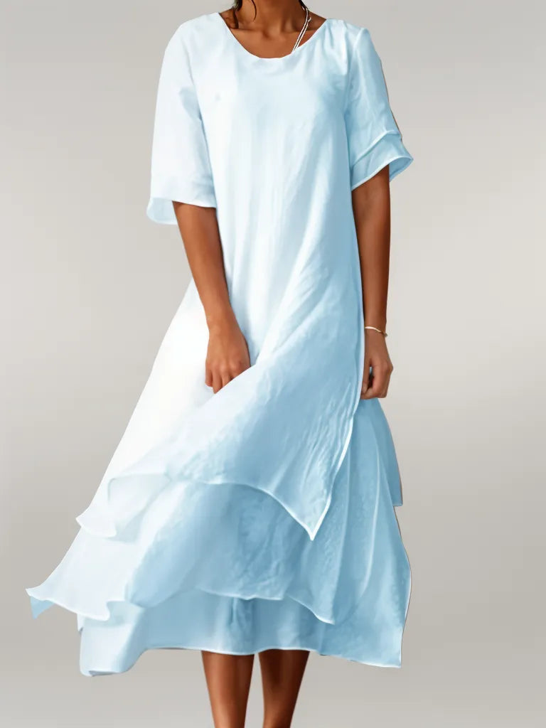 Danique | Elegant Long Cotton Dress