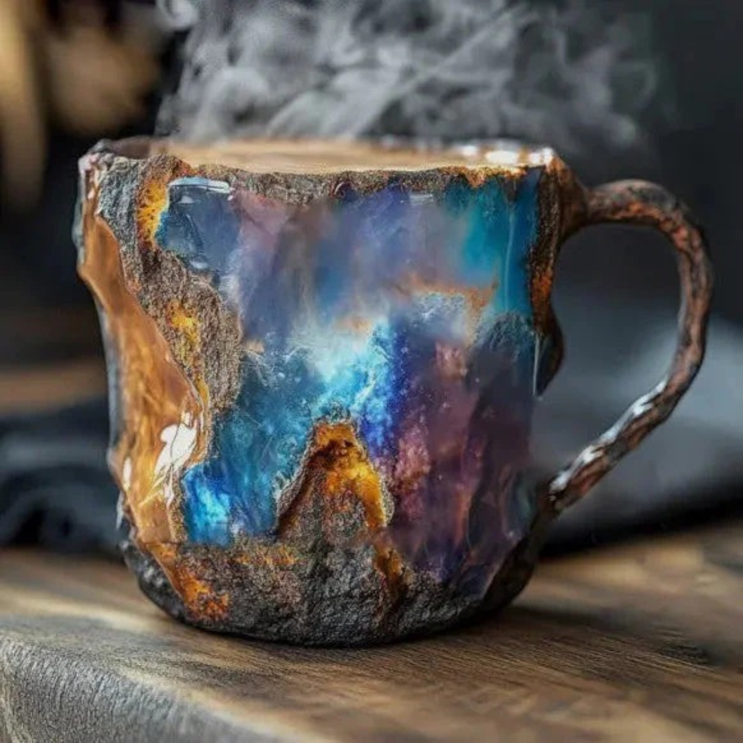 Mineral Blue Ore Coffee Cup