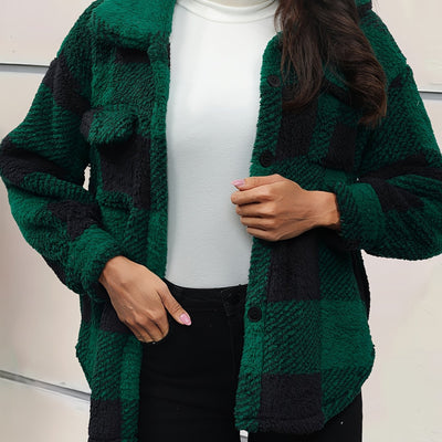 Kiara Stylish Fleece Oversized Jacket