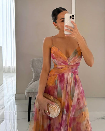 Carola™ – Enchanting Floral Maxi Dress