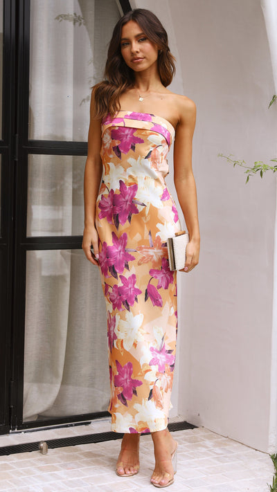 Thesa | Sleeveless Satin Dress
