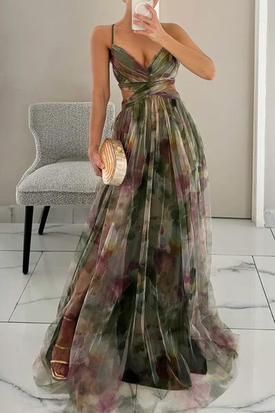 Carola™ – Enchanting Floral Maxi Dress