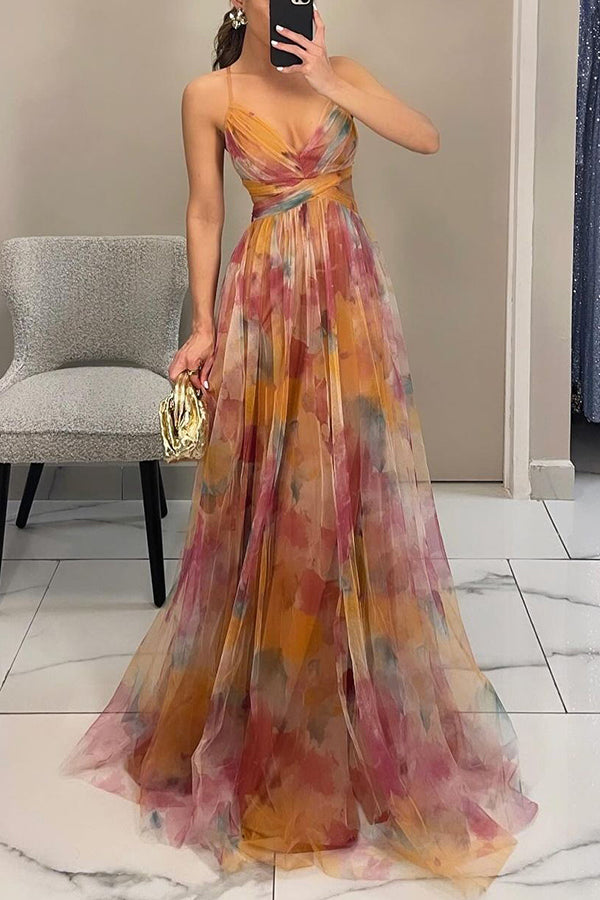 Carola™ – Enchanting Floral Maxi Dress