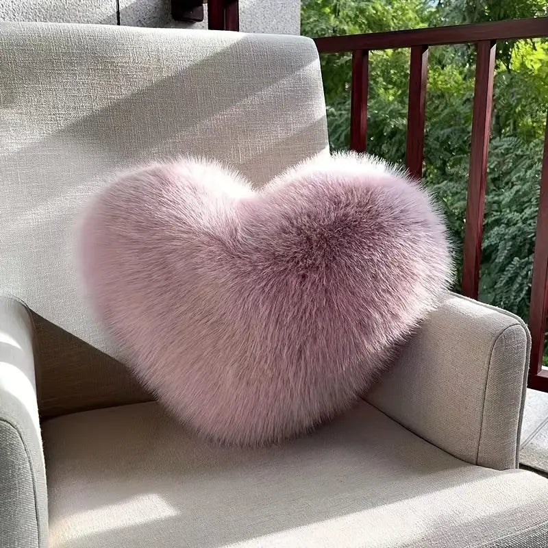 HeartNest - Cute Plush Heart-Shaped Pillow
