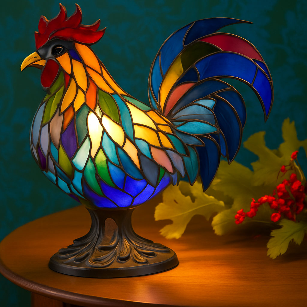 Rusty™ | Colorful Rooster Light