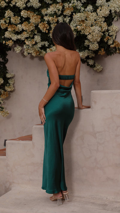 Thesa | Sleeveless Satin Dress