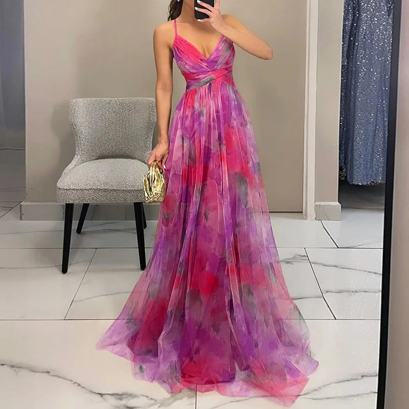 Carola™ – Enchanting Floral Maxi Dress