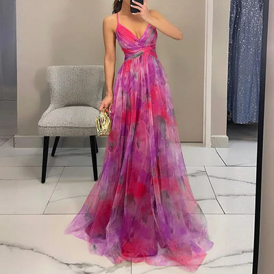 Carola™ – Enchanting Floral Maxi Dress