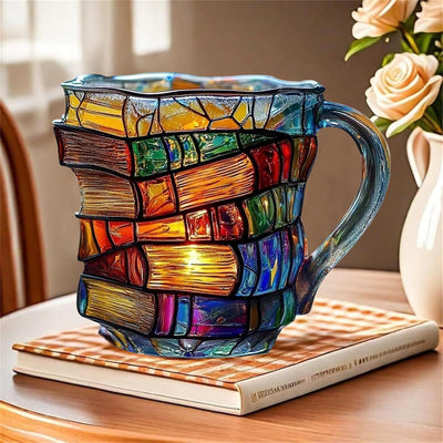 MysticBook – Stained Glass Mug