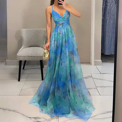 Carola™ – Enchanting Floral Maxi Dress