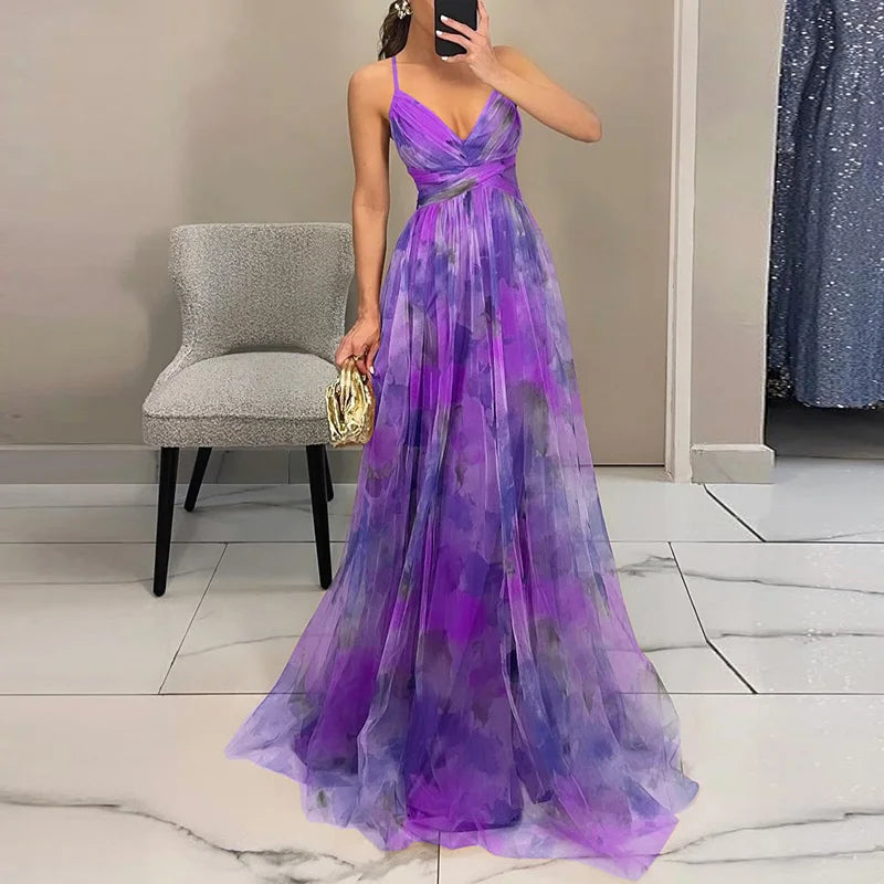 Carola™ – Enchanting Floral Maxi Dress