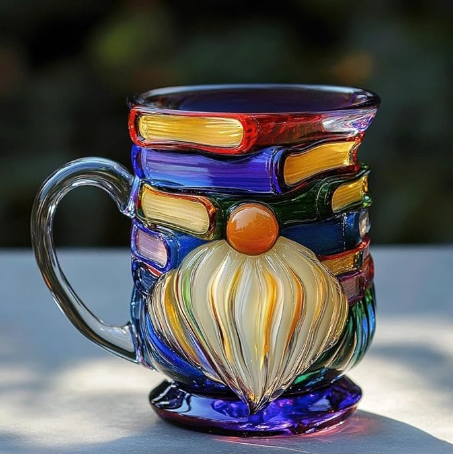 3D Book Lover's Mug by Nain