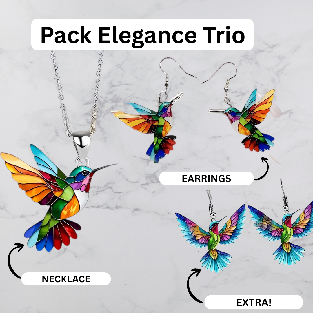 Samantha - Elegant Hummingbird Necklace
