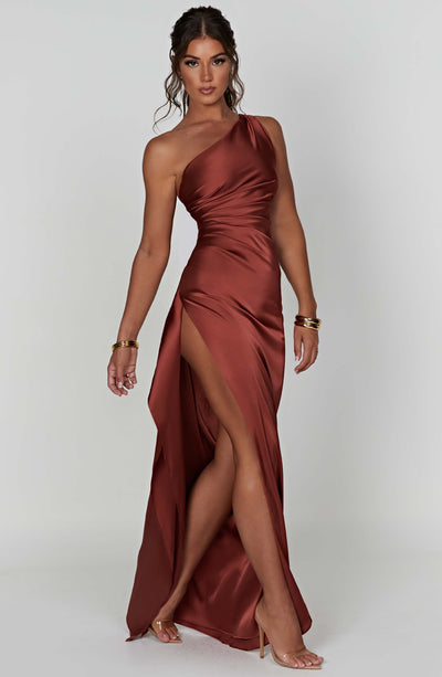 Genesis | Long Satin Dress