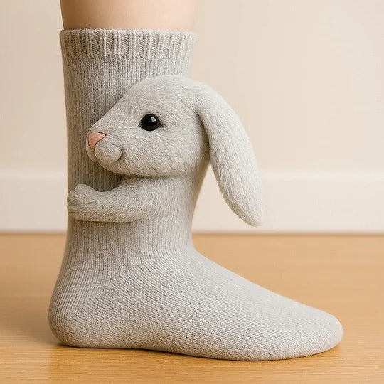 CozyCritters – Cozy Socks with Knitted Animal Designs