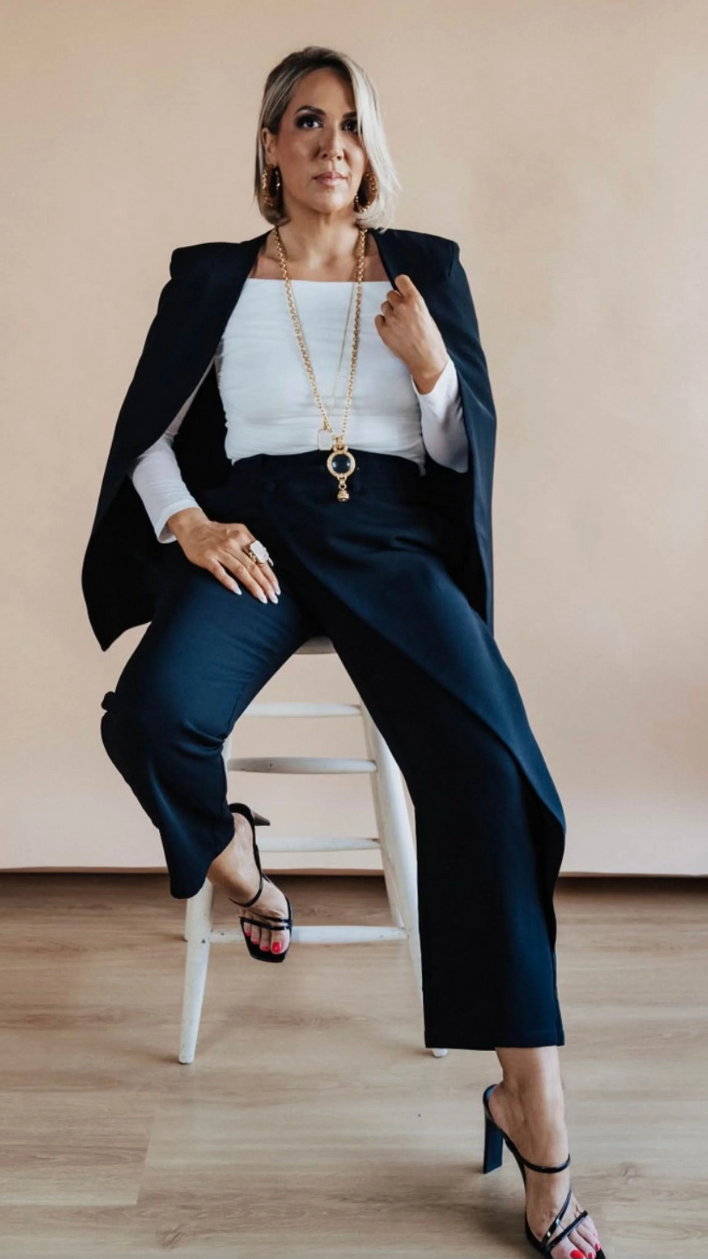 Oliver Structured Cross Pants