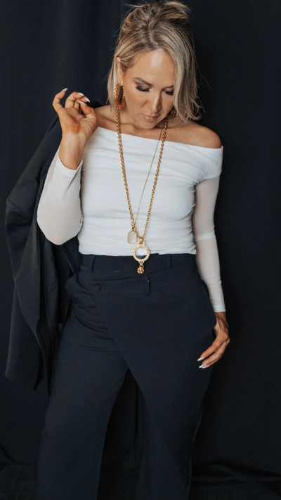 Oliver Structured Cross Pants
