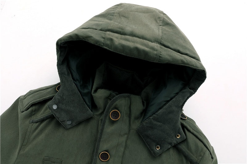 Louis™ Polar Winter Thicken Velvet Hooded Parka