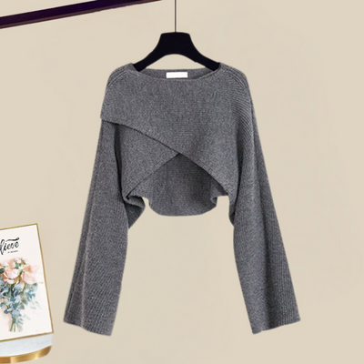 Monica - Elegant knitted dress set